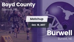 Matchup: Boyd County vs. Burwell  2017