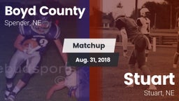 Matchup: Boyd County vs. Stuart  2018