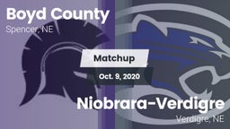 Matchup: Boyd County vs. Niobrara-Verdigre  2020
