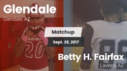 Matchup: Glendale vs. Betty H. Fairfax 2017