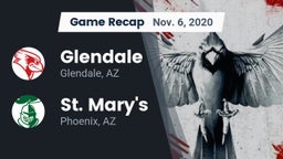 Recap: Glendale  vs. St. Mary's  2020