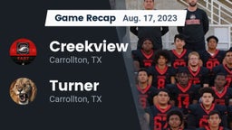 Recap: Creekview  vs. Turner  2023