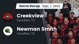 Recap: Creekview  vs. Newman Smith  2023