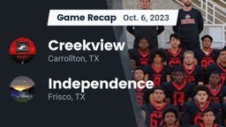 Recap: Creekview  vs. Independence  2023
