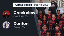 Recap: Creekview  vs. Denton  2023