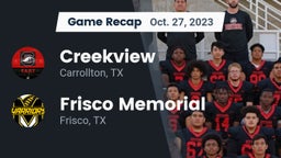 Recap: Creekview  vs. Frisco Memorial  2023