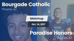 Matchup: Bourgade Catholic vs. Paradise Honors  2017