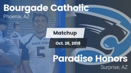Matchup: Bourgade Catholic vs. Paradise Honors  2018