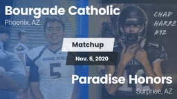 Matchup: Bourgade Catholic vs. Paradise Honors  2020