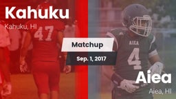 Matchup: Kahuku vs. Aiea  2017