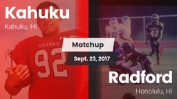 Matchup: Kahuku vs. Radford  2017