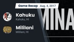 Recap: Kahuku  vs. Mililani  2017