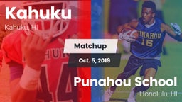 Matchup: Kahuku vs. Punahou School 2019