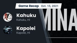 Recap: Kahuku  vs. Kapolei  2021