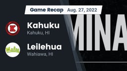 Recap: Kahuku  vs. Leilehua  2022