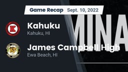 Recap: Kahuku  vs. James Campbell High  2022