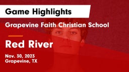 Grapevine Faith Christian School vs Red River Game Highlights - Nov. 30, 2023