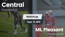 Matchup: Central vs. Mt. Pleasant  2019