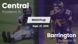 Matchup: Central vs. Barrington  2019