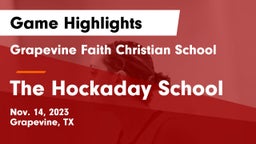 Grapevine Faith Christian School vs The Hockaday School Game Highlights - Nov. 14, 2023
