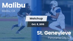 Matchup: Malibu  vs. St. Genevieve  2016