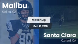 Matchup: Malibu  vs. Santa Clara  2016