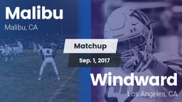 Matchup: Malibu  vs. Windward  2017