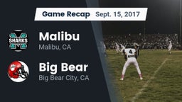 Recap: Malibu  vs. Big Bear  2017