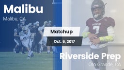 Matchup: Malibu  vs. Riverside Prep  2017