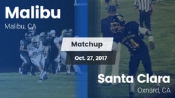 Matchup: Malibu  vs. Santa Clara  2017