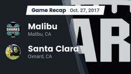 Recap: Malibu  vs. Santa Clara  2017