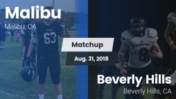 Matchup: Malibu  vs. Beverly Hills  2018