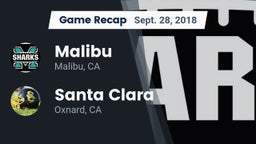 Recap: Malibu  vs. Santa Clara  2018