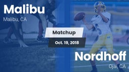 Matchup: Malibu  vs. Nordhoff  2018