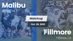 Matchup: Malibu  vs. Fillmore  2018