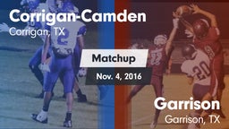 Matchup: Corrigan-Camden vs. Garrison  2016