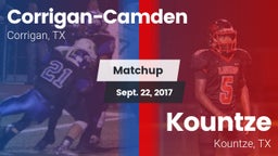 Matchup: Corrigan-Camden vs. Kountze  2017