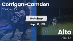 Matchup: Corrigan-Camden vs. Alto  2018