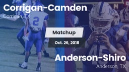Matchup: Corrigan-Camden vs. Anderson-Shiro  2018