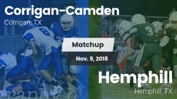 Matchup: Corrigan-Camden vs. Hemphill  2018