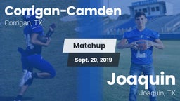 Matchup: Corrigan-Camden vs. Joaquin  2019