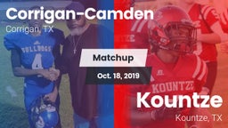 Matchup: Corrigan-Camden vs. Kountze  2019
