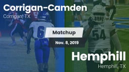Matchup: Corrigan-Camden vs. Hemphill  2019