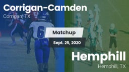 Matchup: Corrigan-Camden vs. Hemphill  2020