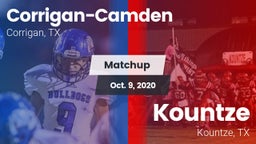 Matchup: Corrigan-Camden vs. Kountze  2020