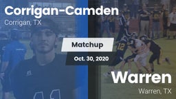 Matchup: Corrigan-Camden vs. Warren  2020