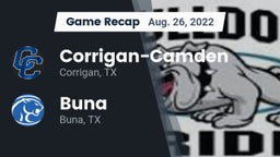 Recap: Corrigan-Camden  vs. Buna  2022