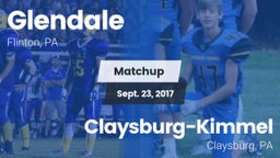 Matchup: Glendale vs. Claysburg-Kimmel  2017