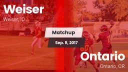 Matchup: Weiser vs. Ontario  2017