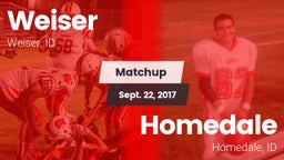 Matchup: Weiser vs. Homedale  2017
